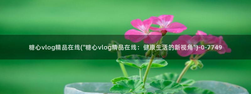 在线糖心vlog